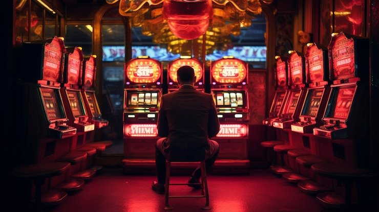 Pemain menikmati hiburan sports dan casino melalui smartphone di rumah